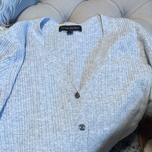 Banana Republic Light Gray Women's Cardigan